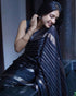Vasthrlay Black Kanjivaram Saree