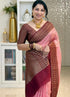 Vasthrlay Magenta Traditional Saree
