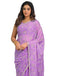 Vasthrlay Georgette Embroidery Unstitched Maroon Saree