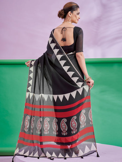 Vasthrlay Abstract Printed Unstitched Hs Ethnic Wear