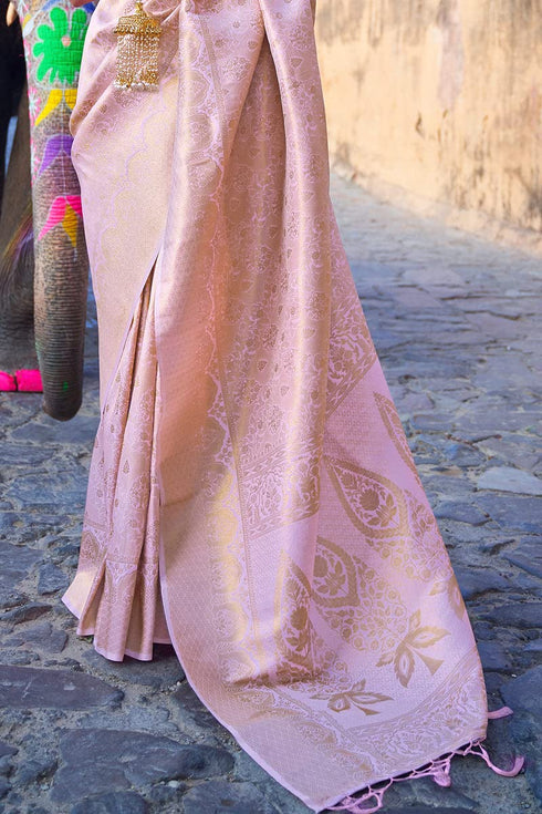 Vasthrlay Kanjivaram Designer Unstitched Occasions Saree