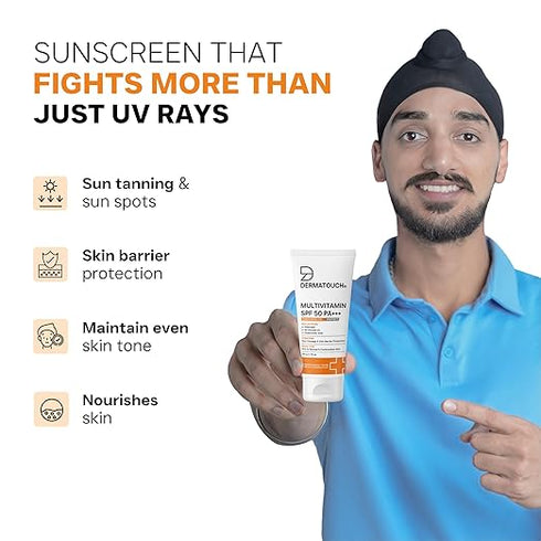 Dermatouch Multivitamin SPF 50 PA+++ Sunscreen Gel