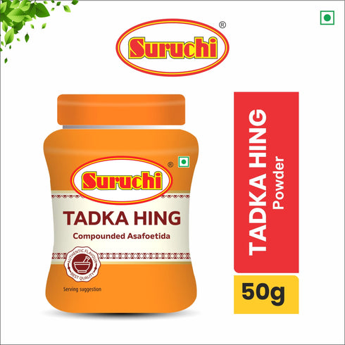 Suruchi Tadka Hing Powder 50g Compounded Asafoetida Bandhani