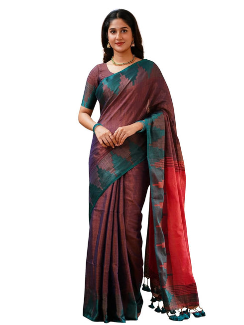Vasthrlay Handloom Unstitched Grey Ethnic Wear