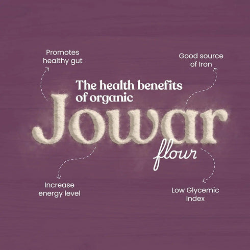 Bharat Vedica Organic Sorghum Flour Organic Jowar ka Atta