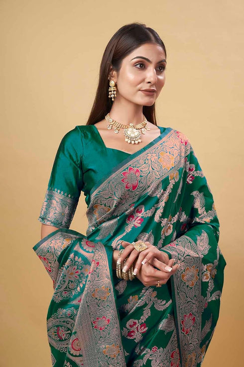 Vsathrlay Kanjivaram Banarasi Festival Wedding Ethnic Wear