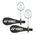 Yonex GR 303 Aluminium Blend Badminton Racquet with Full Cover-Set of 2 (Blue/Blue)