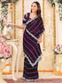 Vasthrlay Georgette Embriodery Dusty Saree