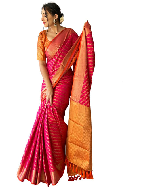 Vasthrlay Leriya Patola Banarasi Ethnic Wear