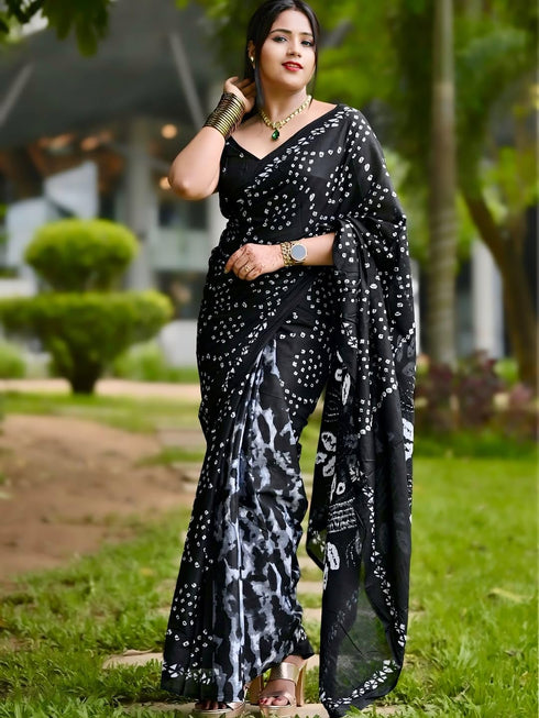 Vasthrlay Bandhani Premium Ethnic Unstitched