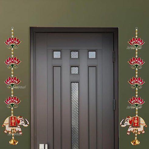 Divyakosh Door Hangings for Home Decoration red