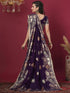 Vasthrlay Banarasi Weaving Red Saree