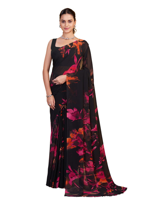 Vasthrlay Georgette Printed Saree