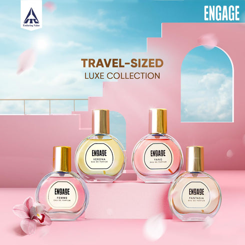 Engage Perfume Gift Set Luxury Long Lasting Eau De Parfum Travel Size Perfume Combo