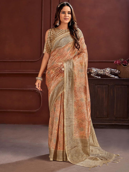 Vasthrlay Printed Unstitched Hs Ethnic Wear