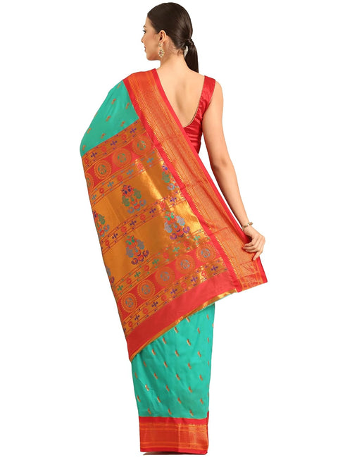 Vasthrlay Paithani Purple Saree
