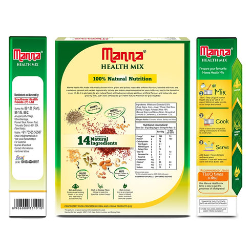 Manna Foods Health Mix and Date Powder Combo