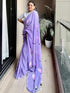 Vasthrlay Lavender Printed Lightweight Matching