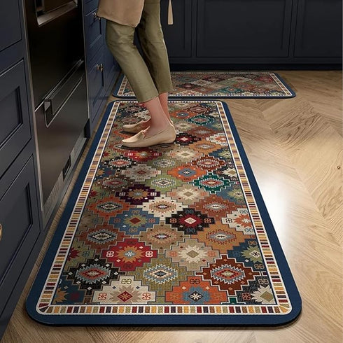 Gvnd Kitchen Mats & Waterproof Memory Foam Kitchen Rugs