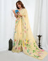 Vasthrlay Unstitched Readymade Traditional Pink Saree