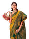 Vasthrlay Kanjivaram Jacquard Unstitched Mustard Saree