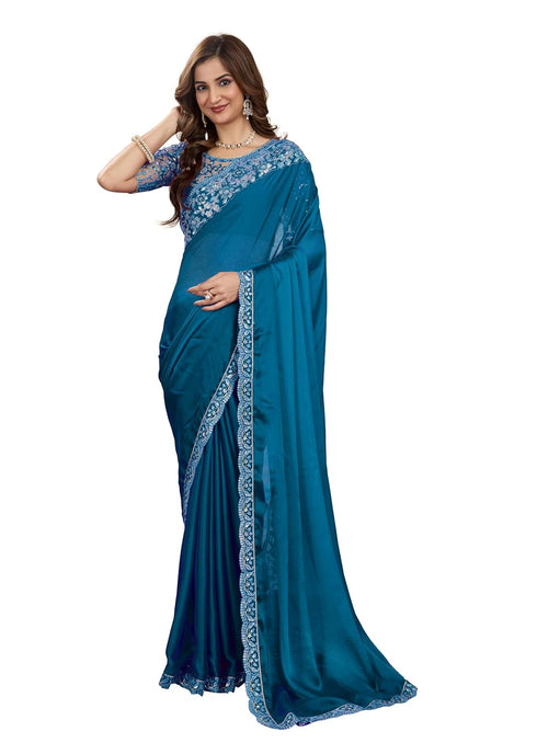Vasthrlay Embroidered Unstitched Designer Ethnic Wear