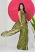 Vasthrlay Fashion Georgette Geometric Dusty Ethnic Wear