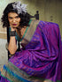 Vasthrlay Striped Tassels Unstitched Designer Ethnic Wear