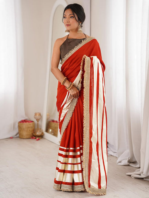 Vasthrlay Vichitra Embroidered Unstitched Fl Ethnic Wear