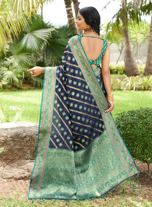 Vasthrlay Organza Kanjivaram Handloom Ethnic Wear