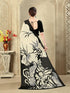 Vasthrlay Womens Printed Unstitched Mauve Saree