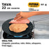 Hawkins Futura 3 Pieces Cookware Set 4 - Hard Anodised Tava
