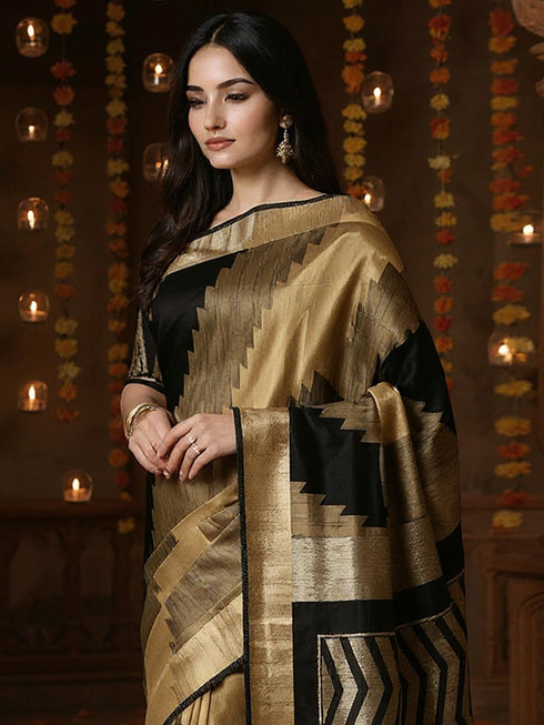 Vasthrlay Magenta Geometric Unstitched Ai Ethnic Wear