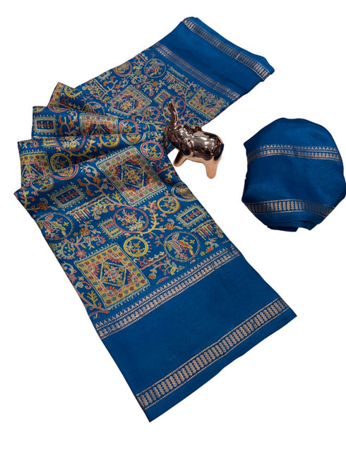 Vasthrlay Printed Beautiful Kalamkari
