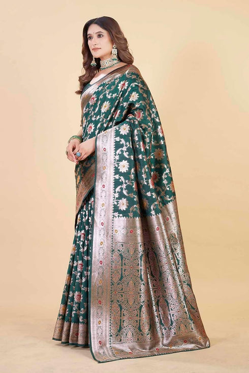 Vsathrlay Kanjivaram Banarasi Festival Wedding Ethnic Wear