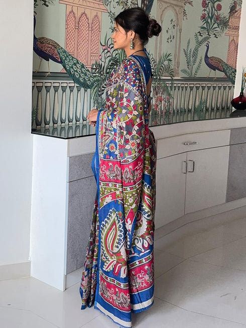 Vasthrlay Cotton Printed Unstitched Ethnic Wear