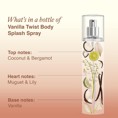 Layer'r Wottagirl Vanilla Twist Body Splash For Women