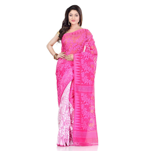 Vasthrlay Bengal Cotton `s Handloom Jamdani