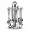 Parage 24 Pieces Lily Cutlery Set Stainless Steel With Stand
