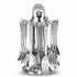 Parage 24 Pieces Lily Cutlery Set Stainless Steel With Stand