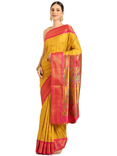 Vasthrlay Paithani Purple Saree