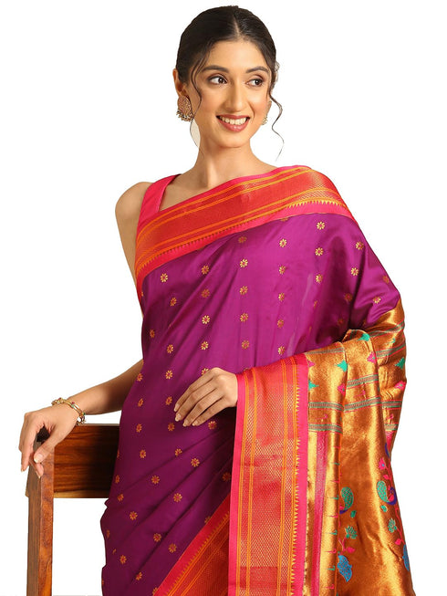 Vasthrlay Paithani Bottle Saree