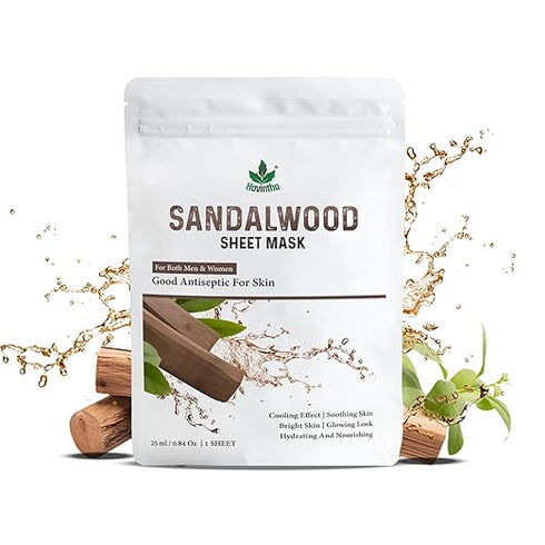 Havintha - Sandalwood Face Sheet Mask For Glowing Skin