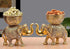 Mla’s Decor Decorative Metal Elephant Dry Fruit Bowl Set
