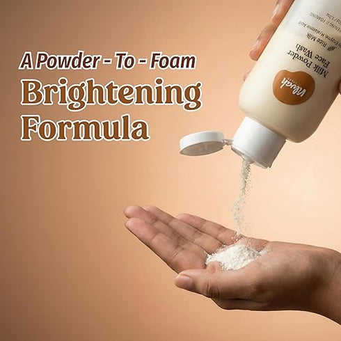 Vilvah Milk Powder Face Wash For Deep Cleansing With Rice Milk