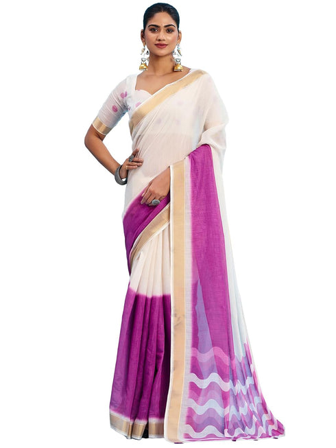 Vasthrlay Printed Unstitched Blouse Ethnic Wear