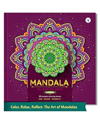 Mandala Art Colouring Book for Adults