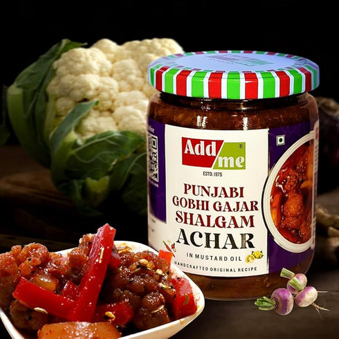 Add Me Gobhi gajar Shalgam Pickle 600g