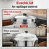 Prestige 4 Litre Stainless Steel Deluxe Alpha Svachh Outer Lid Senior Pressure Pan 4 L