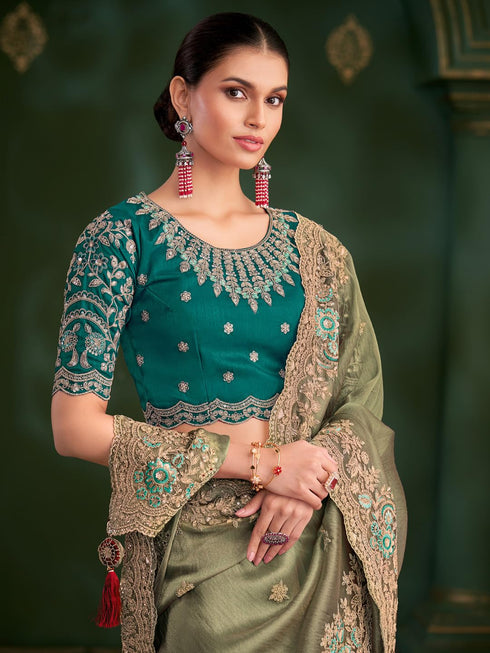 Vasthrlay Embroidery Unstitched Designer Tfh Ethnic Wear